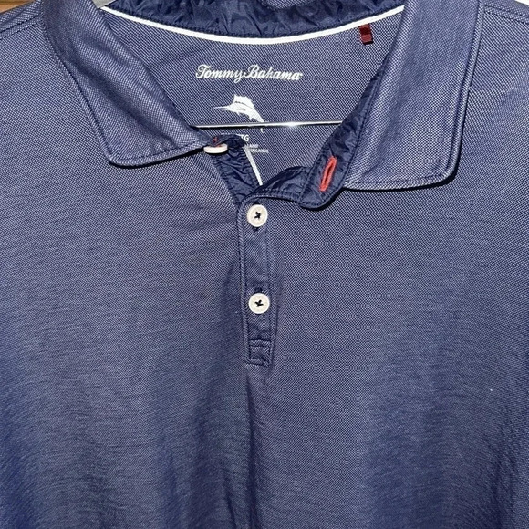 Tommy Bahama Marlin Blue Short Sleeve Polo XXL - Picture 4 of 5